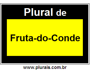 Plural de Fruta-do-Conde