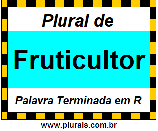 Plural de Fruticultor