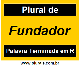 Plural de Fundador