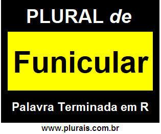 Plural de Funicular