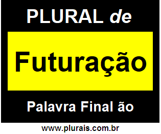 Plural de Futuração