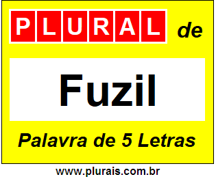 Plural de Fuzil