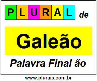 Plural de Galeão