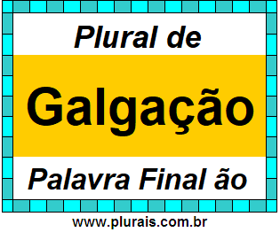 Plural de Galgação