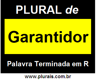 Plural de Garantidor