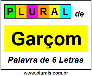 Plural de Garçom