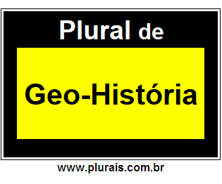 Plural de Geo-História