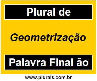 Plural de Geometrização