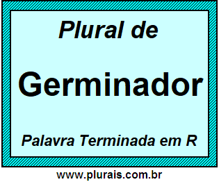 Plural de Germinador