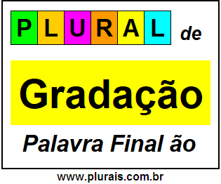 Plural de Gradação