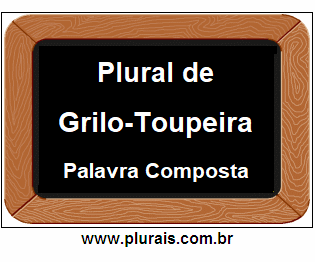 Plural de Grilo-Toupeira