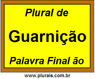 Plural de Guarnição