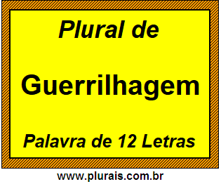 Plural de Guerrilhagem