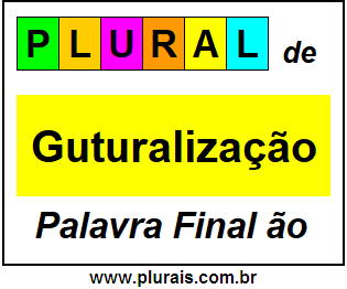 Plural de Guturalização