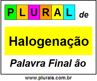 Plural de Halogenação