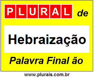 Plural de Hebraização