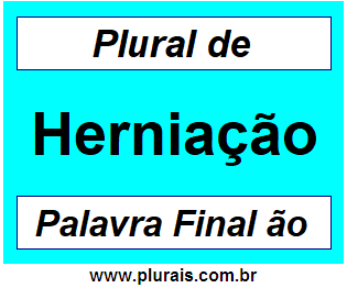 Plural de Herniação