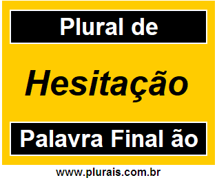 Plural de Hesitação