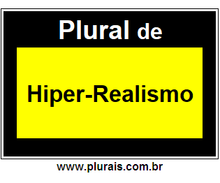 Plural de Hiper-Realismo