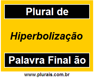 Plural de Hiperbolização