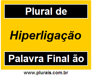 Plural de Hiperligação