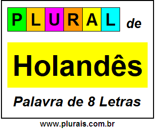 Plural de Holandês