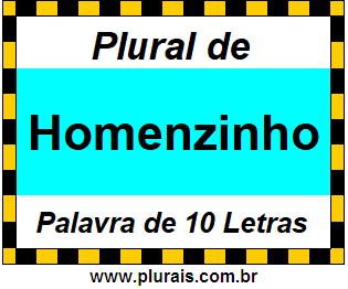 Plural de Homenzinho