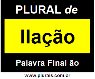 Plural de Ilação