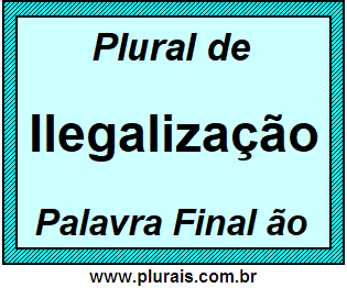 Plural de Ilegalização