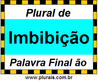 Plural de Imbibição