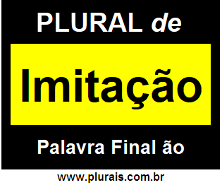 Plural de Imitação