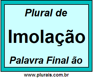 Plural de Imolação