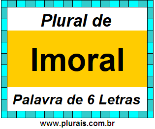 Plural de Imoral