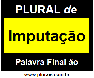 Plural de Imputação