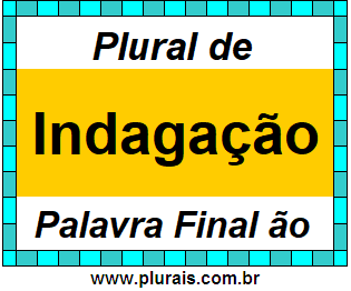 Plural de Indagação