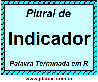 Plural de Indicador