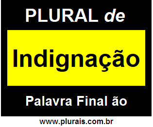 Plural de Indignação