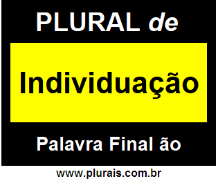 Plural de Individuação