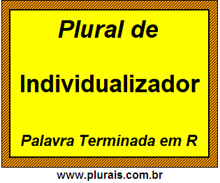 Plural de Individualizador