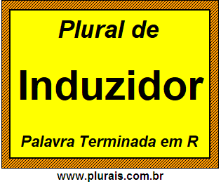 Plural de Induzidor