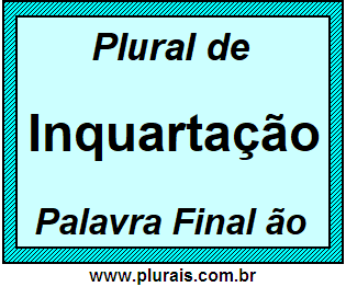 Plural de Inquartação