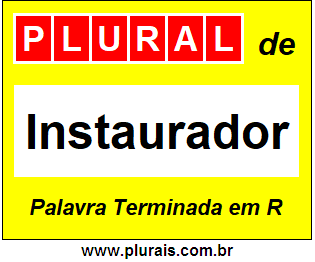 Plural de Instaurador