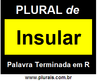 Plural de Insular