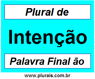 Plural de Intenção