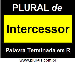 Plural de Intercessor