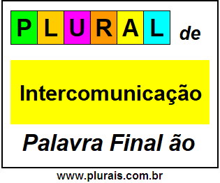 Plural de Intercomunicação