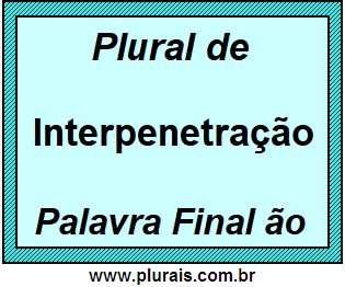 Plural de Interpenetração