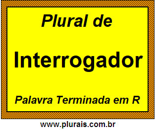 Plural de Interrogador