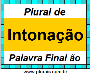 Plural de Intonação