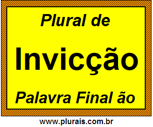 Plural de Invicção